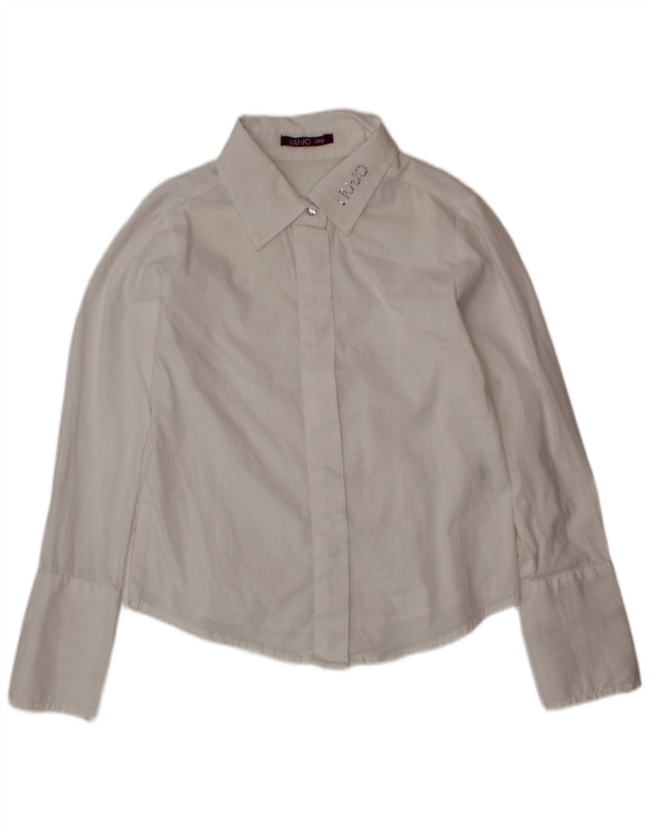 Camicia Formale Bambina LIU JO 7-8 Anni Bianca