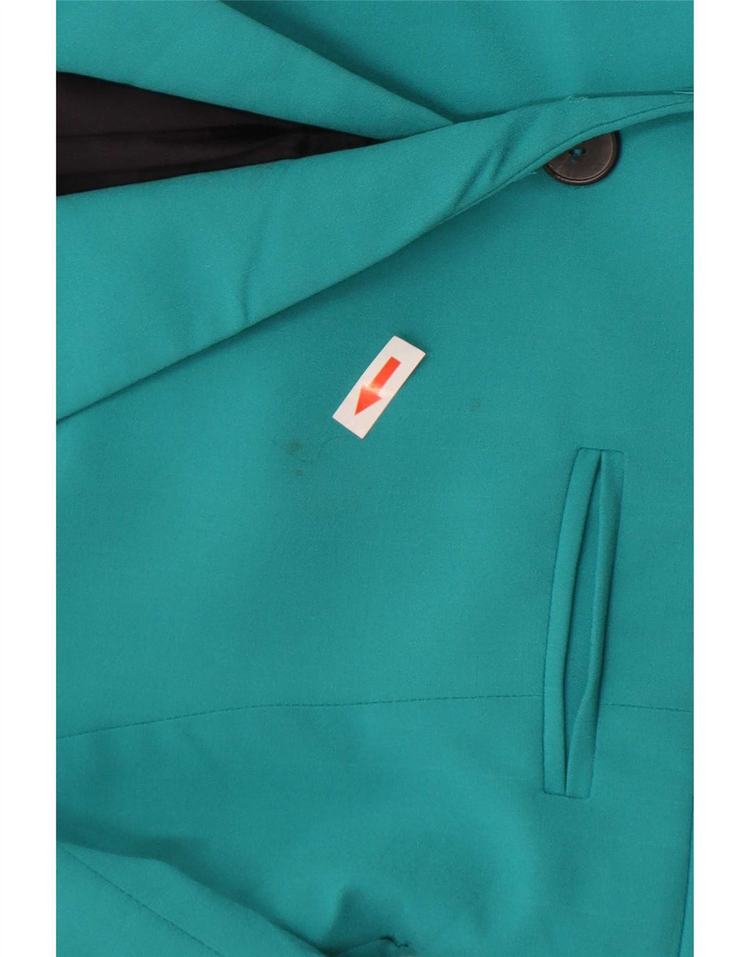 Giacca blazer a 1 bottone da donna Zara UK 14 grande turchese