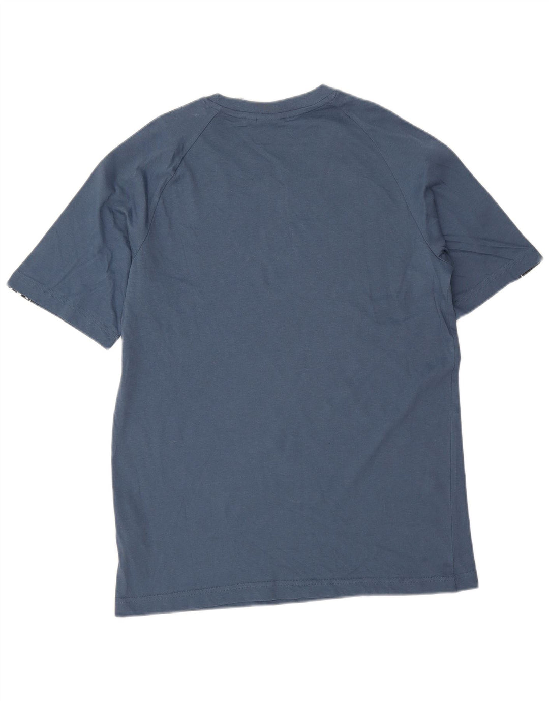 T-shirt grafica da uomo Adidas Top in cotone color block blu medio