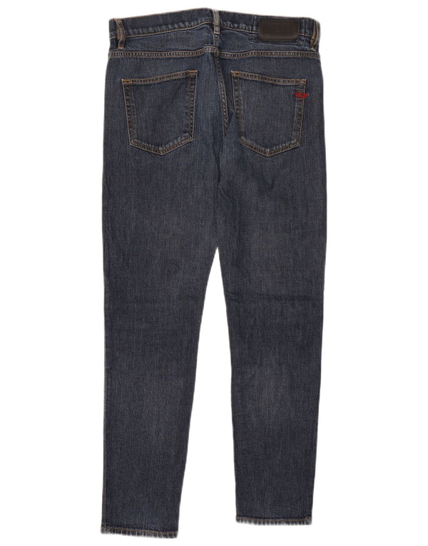 Diesel Mens Slim Jeans W32 L30 Navy Blue Lyocell