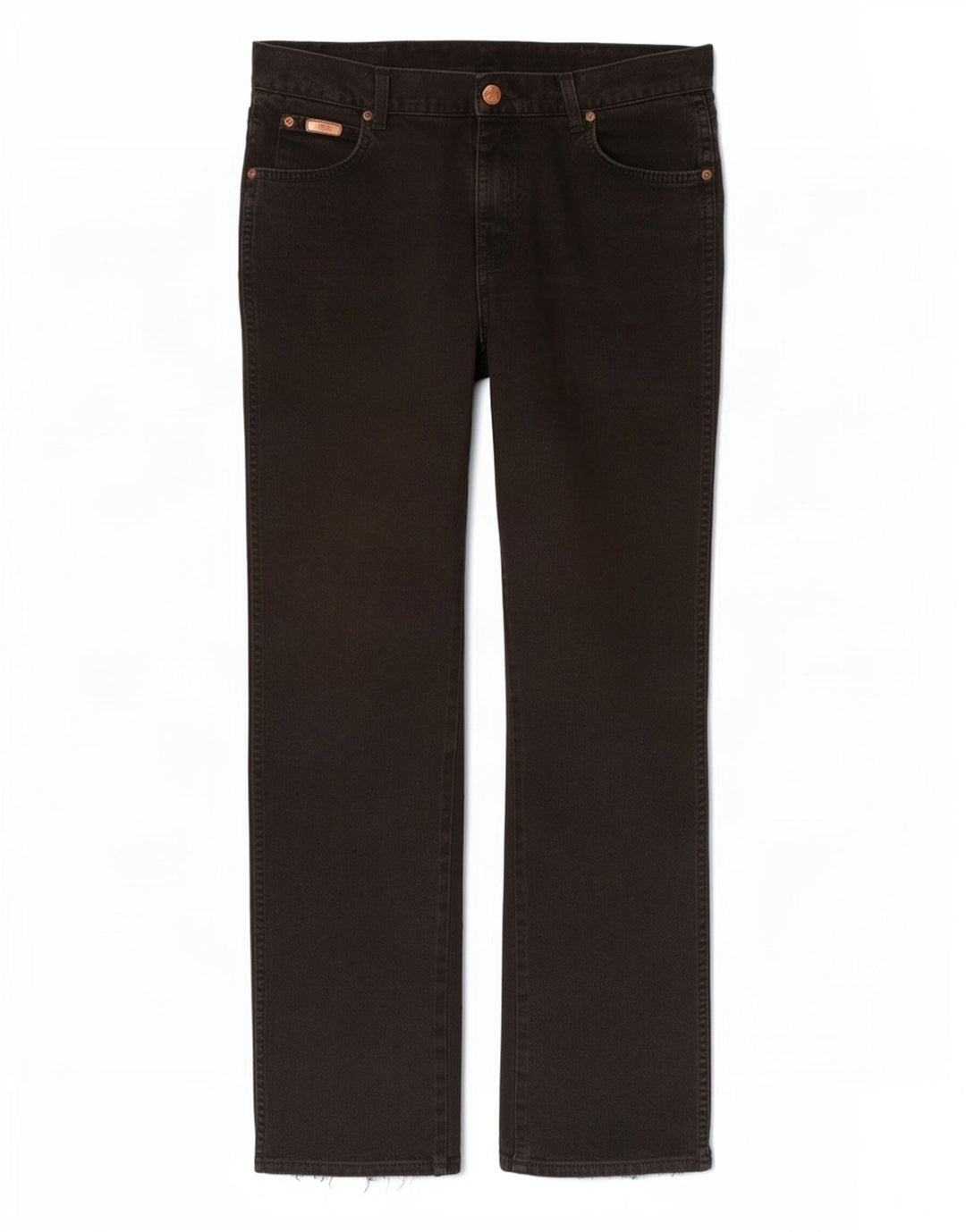 Jeans dritti da uomo Wrangler Texas W36 L32 cotone nero