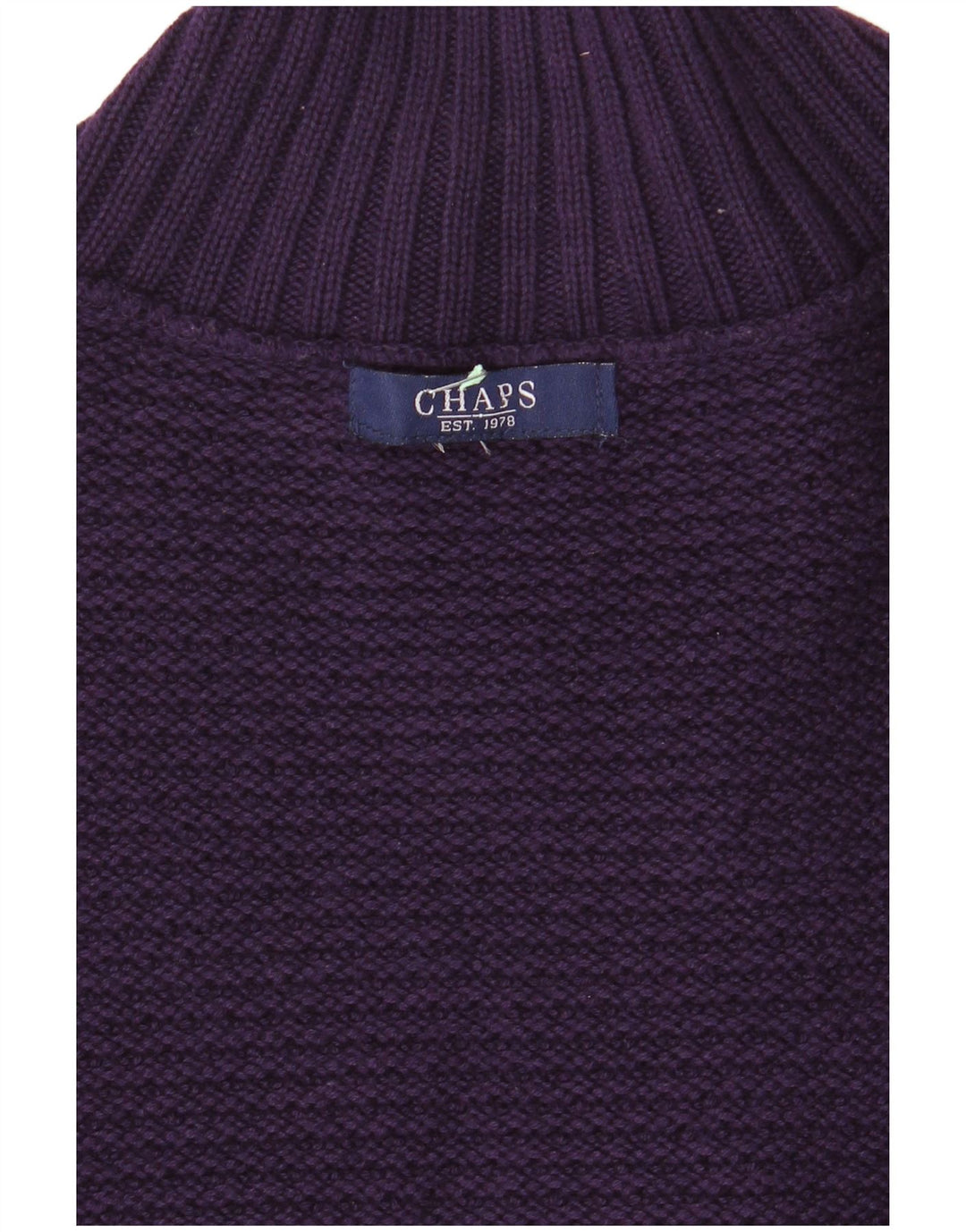 CHAPS Maglione cardigan con maniche a 3/4 da donna UK 12 Viola medio