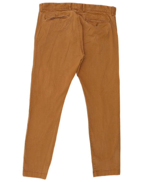 J. Crew Mens Slim Chino Trousers W36 L29 Brown Cotton