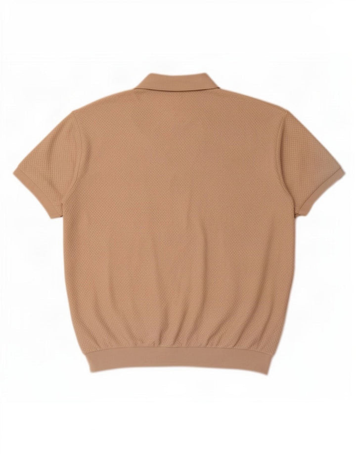 Camicia Zara da uomo a maniche corte piccola beige