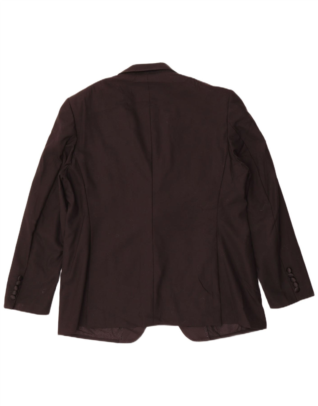 Giacca blazer a 1 bottone da uomo Marks & Spencer UK 46 XL nera in lana vergine