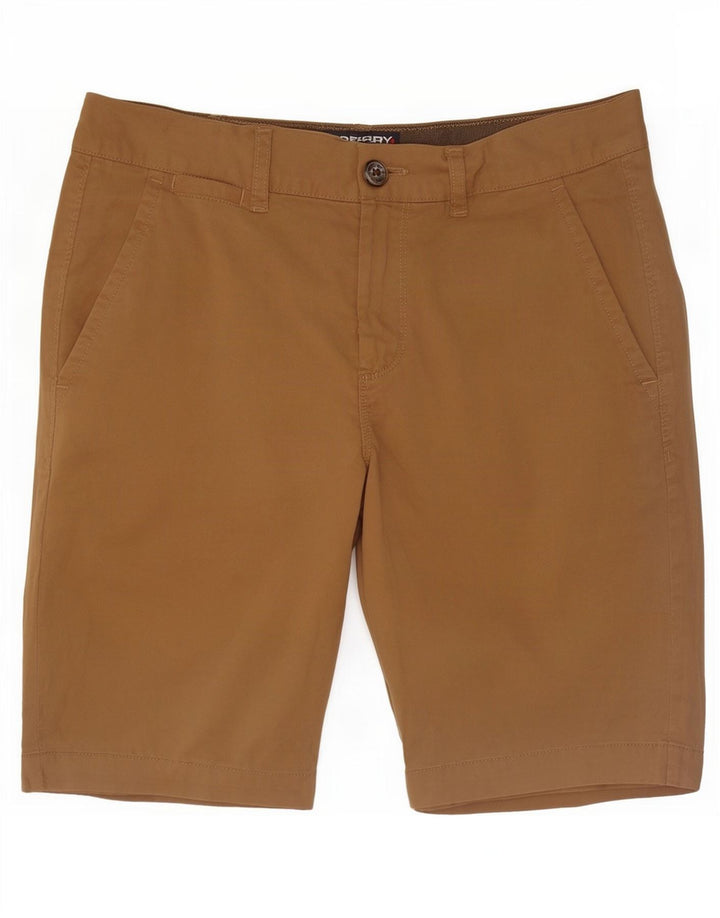 Pantaloncini chino da uomo Superdry W32 cotone beige medio