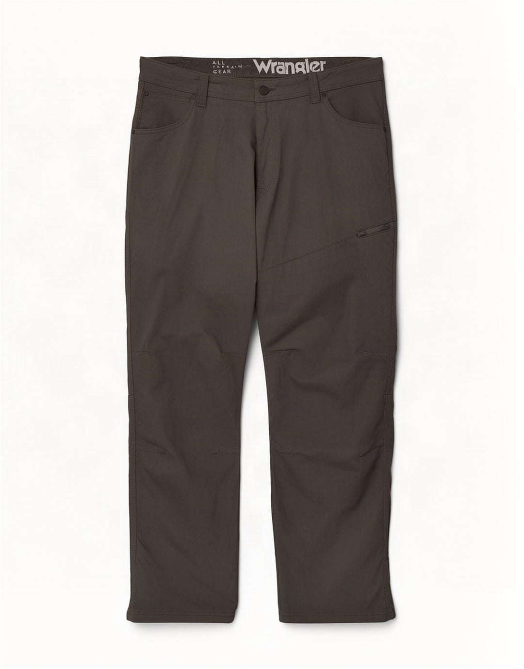 Pantaloni cargo dritti da uomo Wrangler W38 L30 nylon grigio