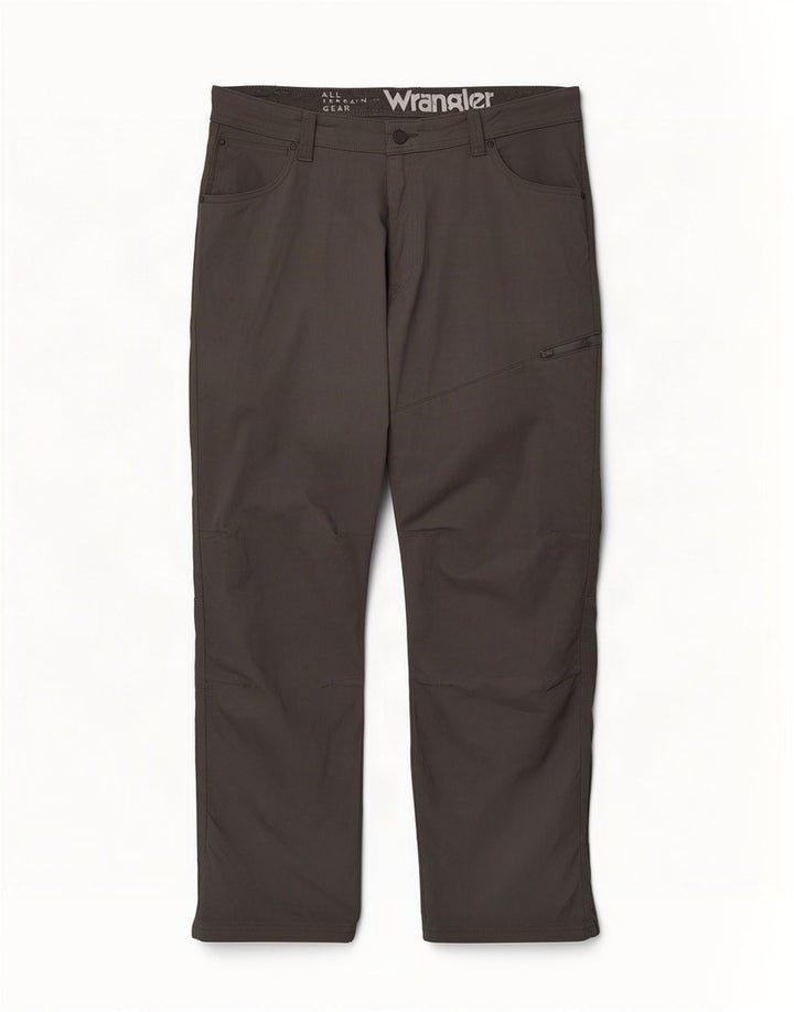 Pantaloni cargo dritti da uomo Wrangler W38 L30 nylon grigio