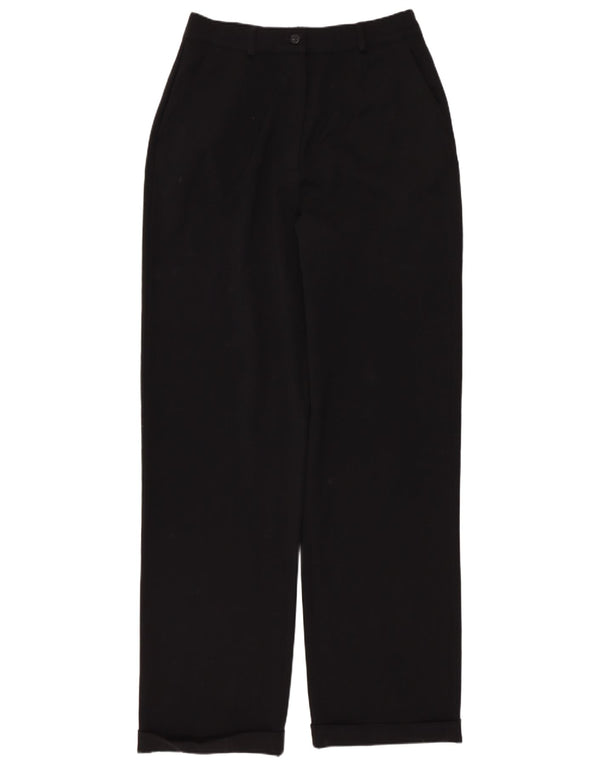 Pantaloni casual a vita alta da weekend Max Mara da donna taglia 10 W27 L31 neri