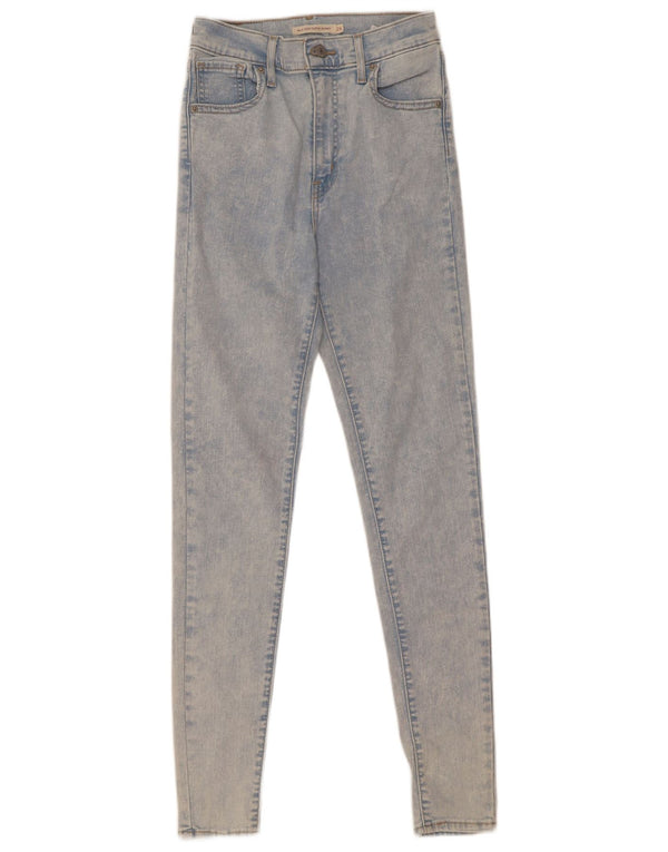 Jeans Levi's Mile High Super Skinny da donna W26 L30 cotone blu