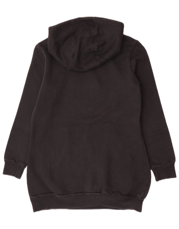 Felpa con cappuccio grafica da donna Adidas IT 46 Large Nero Poliestere