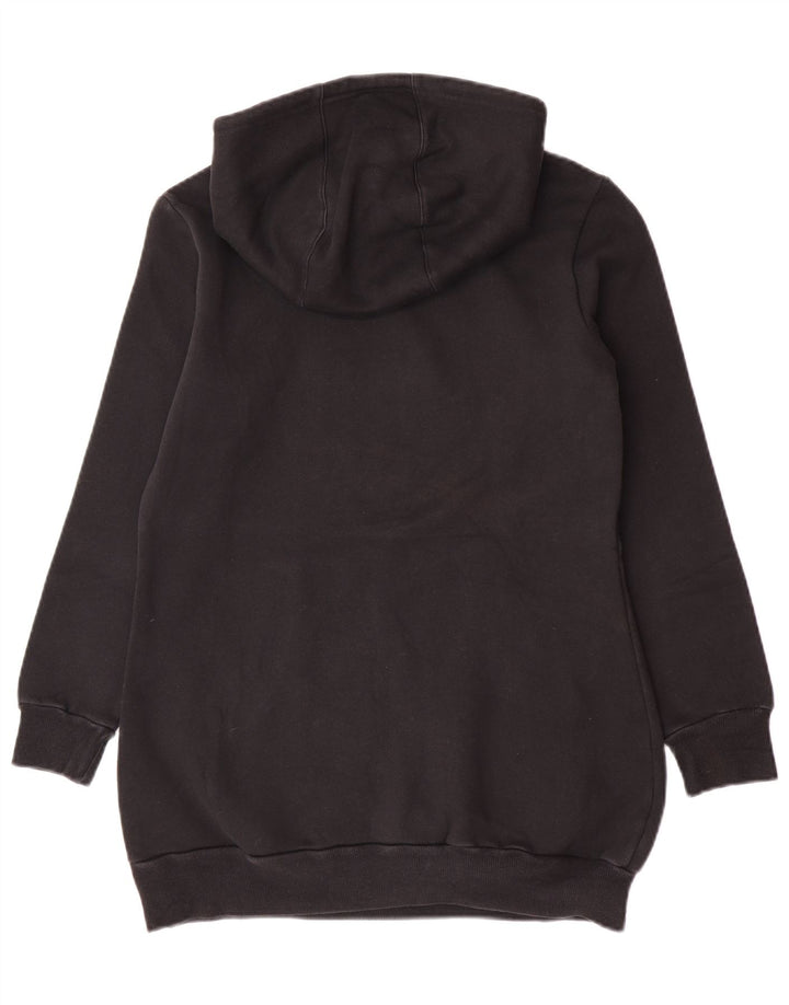 Felpa con cappuccio grafica da donna Adidas IT 46 Large Nero Poliestere