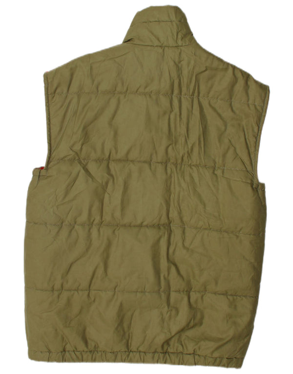 Gilet imbottito da uomo Carrera UK 40 Large Poliestere color block kaki