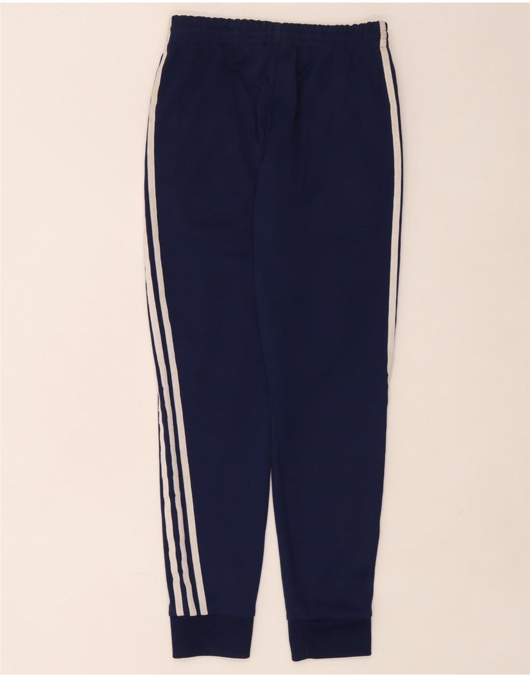 Pantaloni da tuta da uomo Adidas Joggers medi in poliestere blu navy