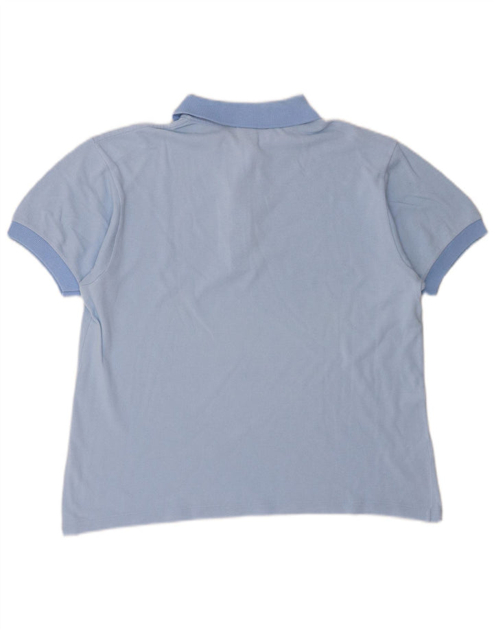 Polo da donna Lacoste taglia 42 grande in cotone blu