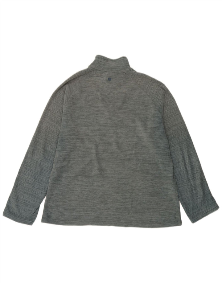 Maglione in pile da uomo con zip e collo Mountain Warehouse Blu medio