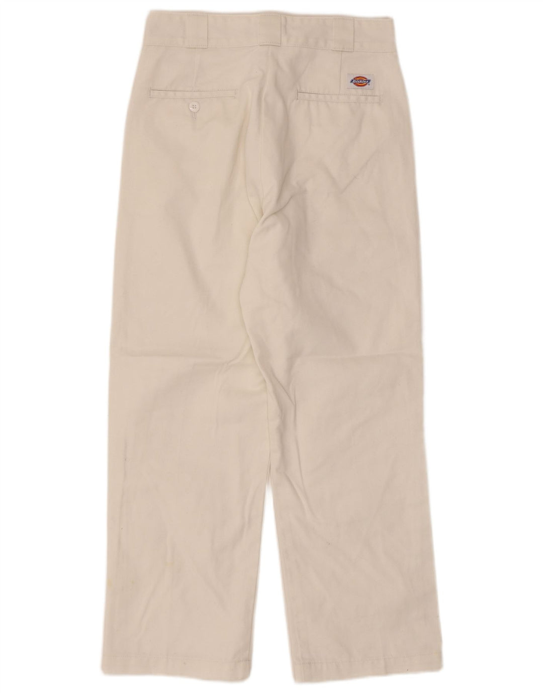 Pantaloni corti da donna a vita alta Dickies W28 L25 poliestere bianco