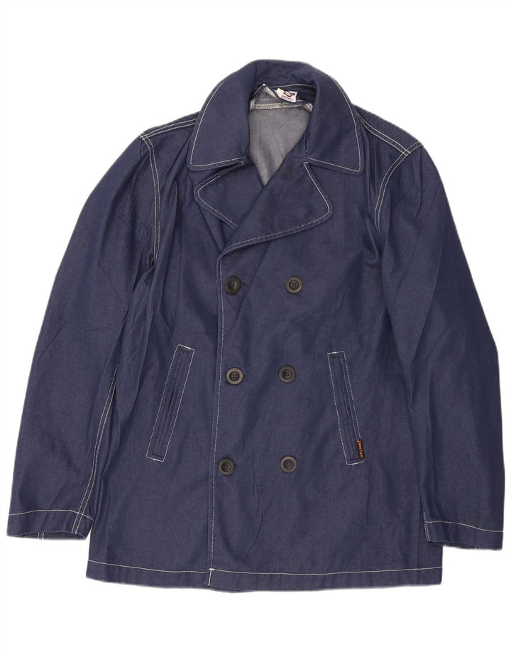 Cappotto da marinaio da uomo Take Two UK 40 grande poliestere blu navy