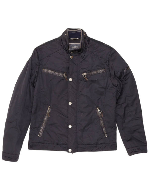 Geox Giacca imbottita Respira da uomo UK 40 Large Nera