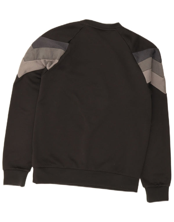 Felpa Adidas Uomo Maglione XS Nero Colourblock Poliestere