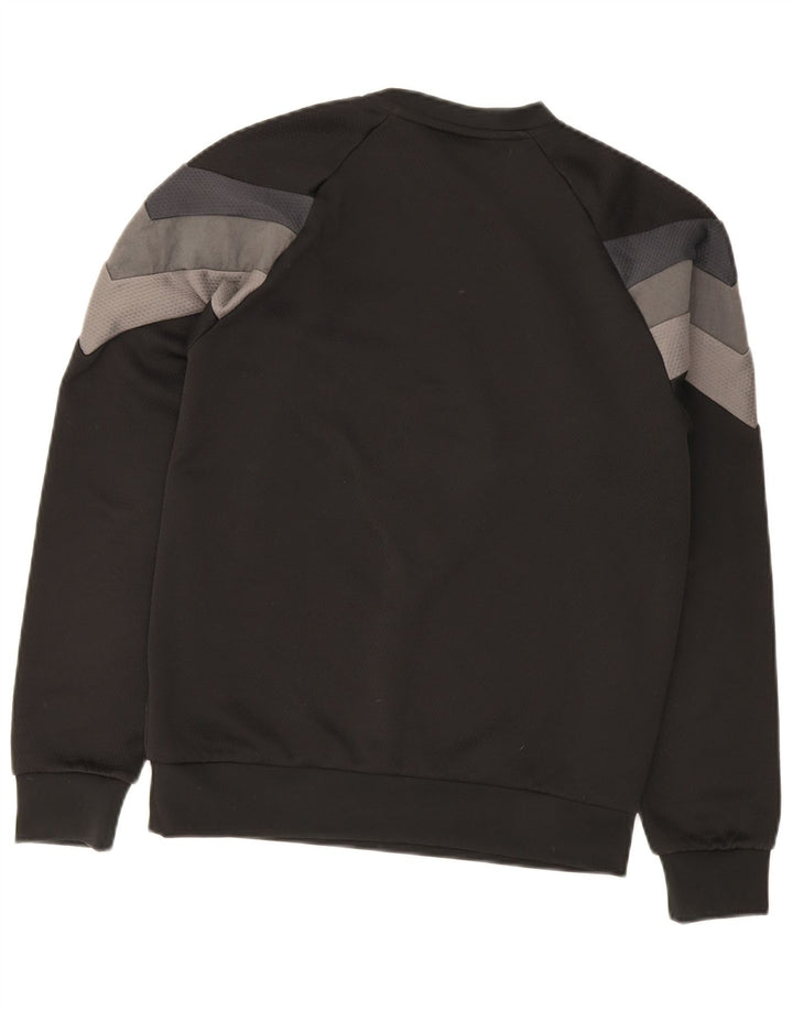 Felpa Adidas Uomo Maglione XS Nero Colourblock Poliestere