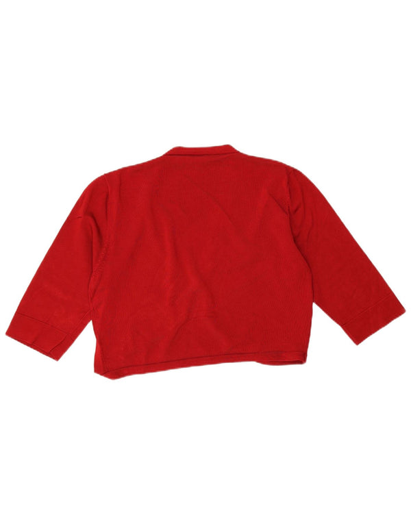 Maglione cardigan corto da donna con maniche a 3/4 Phase Eight UK 14 Rosso medio