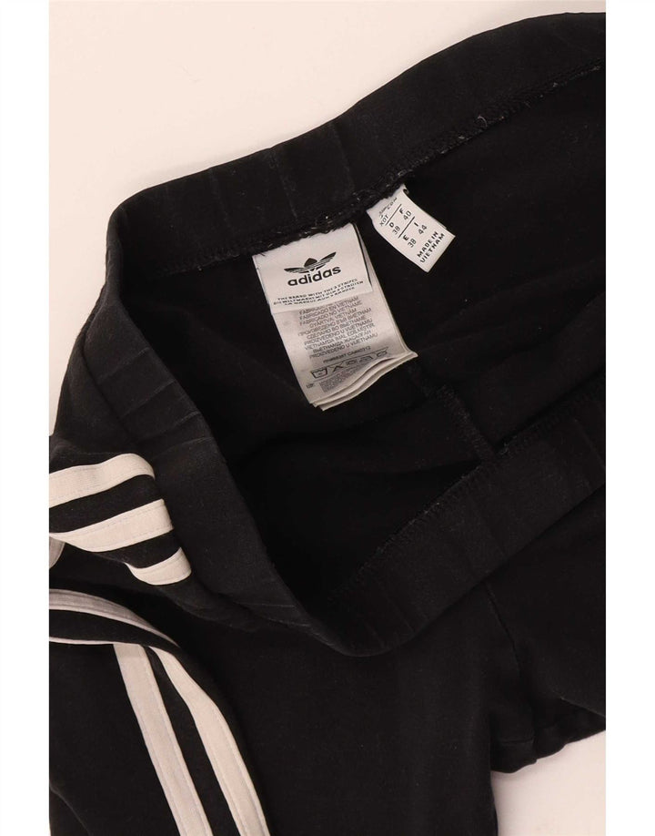 Leggings corti da donna Adidas UK 12 cotone medio nero