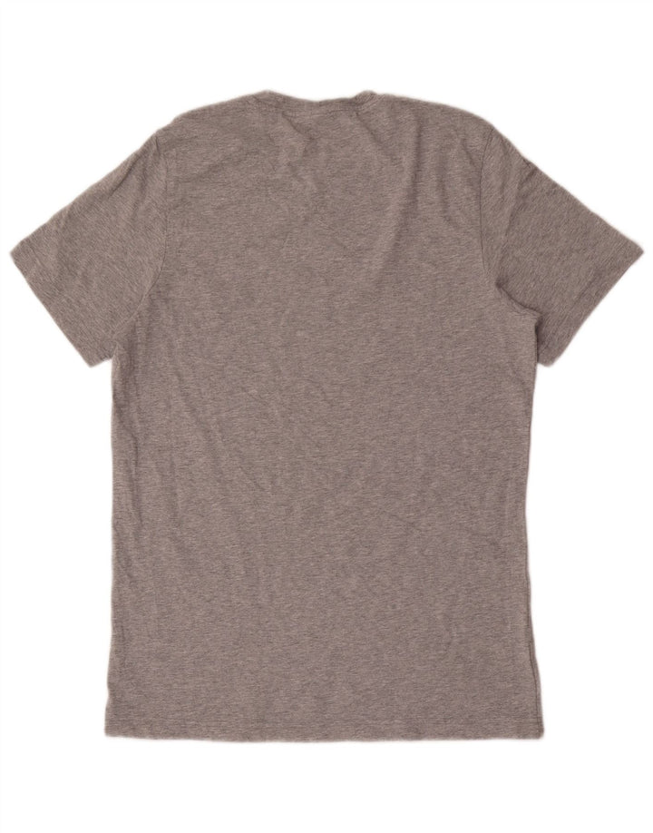 T-shirt grafica da uomo ADIDAS Top grigio medio chiazzato