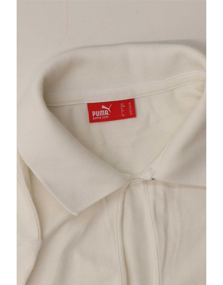 Polo Puma Donna UK 12 Medium Bianca