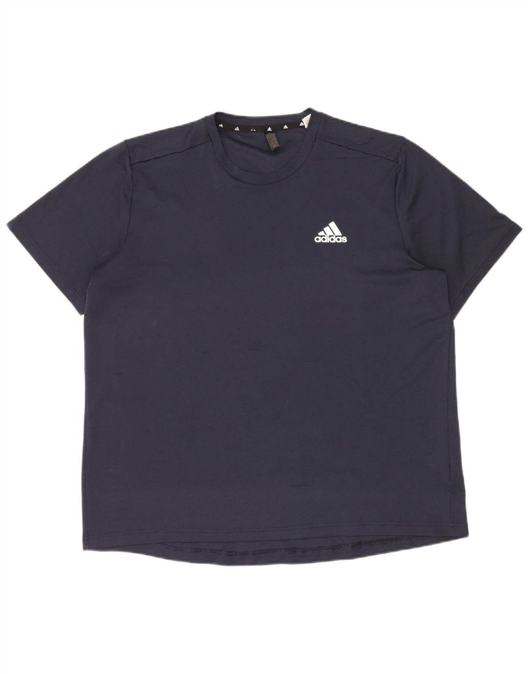 T-shirt Adidas Aeroready da uomo Top XL in poliestere blu navy
