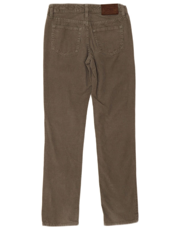 Pantaloni slim in velluto a coste da ragazzo Polo Ralph Lauren 13-14 anni W26 L28 Cachi