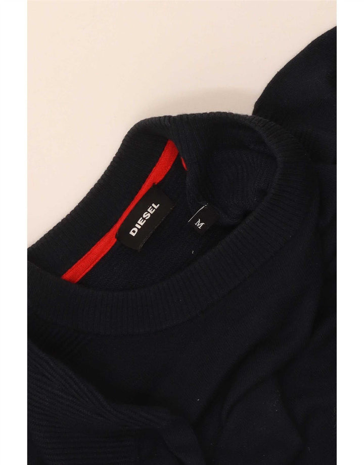 Maglione maglione girocollo da uomo Diesel medio blu navy