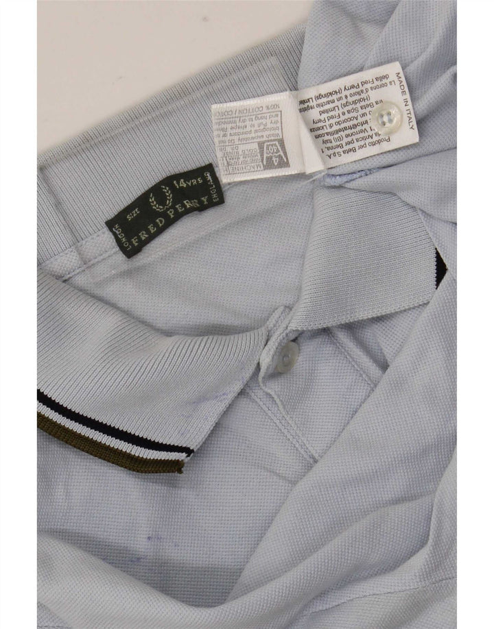 Polo Fred Perry da bambino 13-14 anni in cotone blu