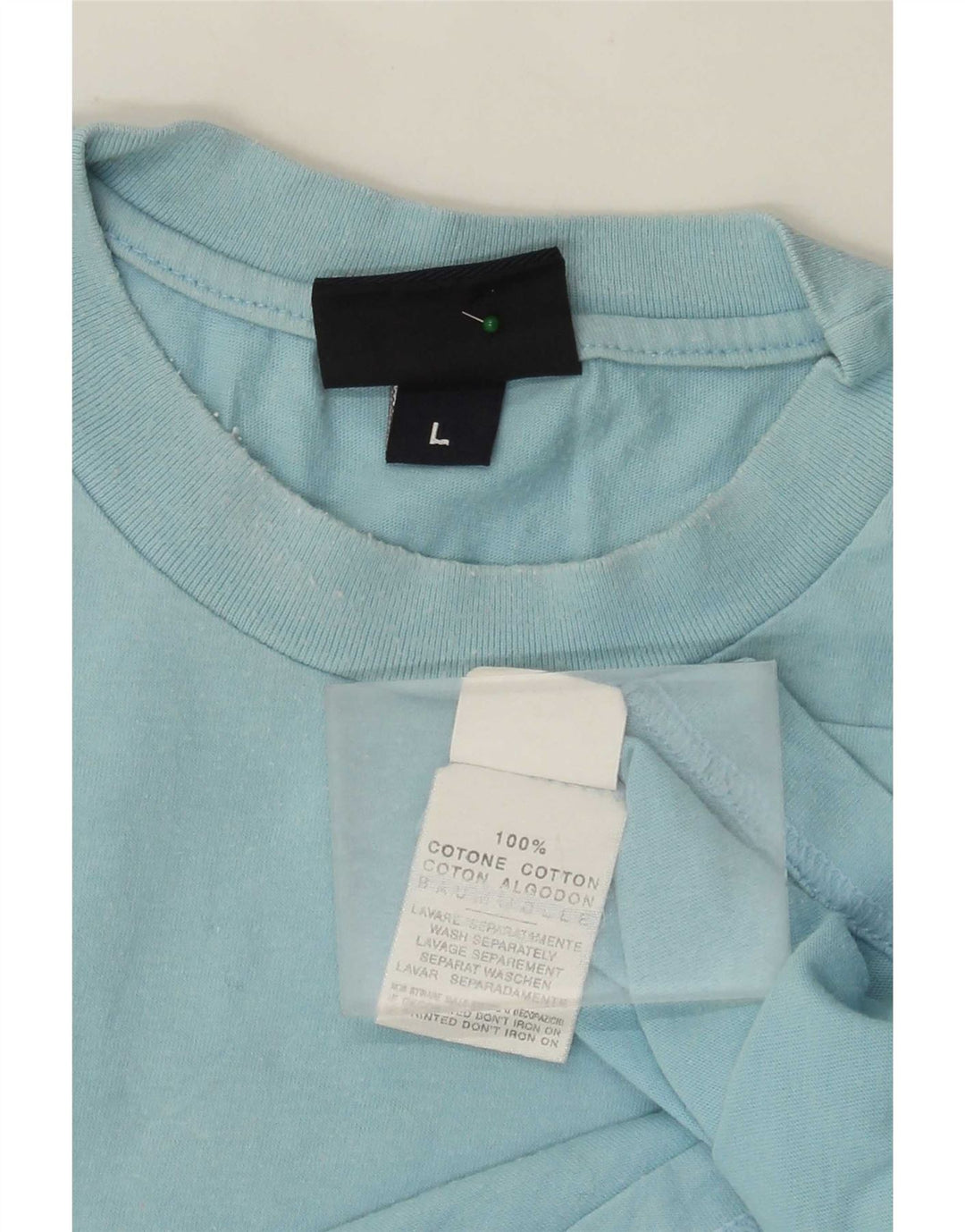T-shirt grafica da uomo Murphy & Nye Top grande in cotone blu