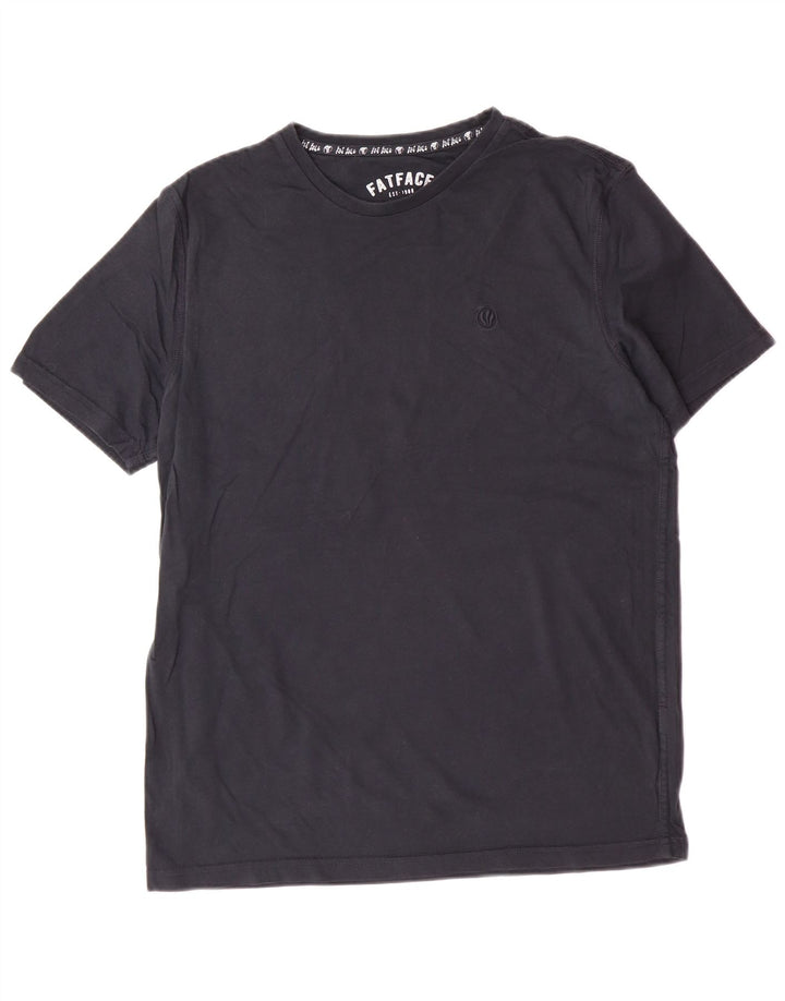 T-shirt da uomo FAT FACE Top in cotone blu navy medio