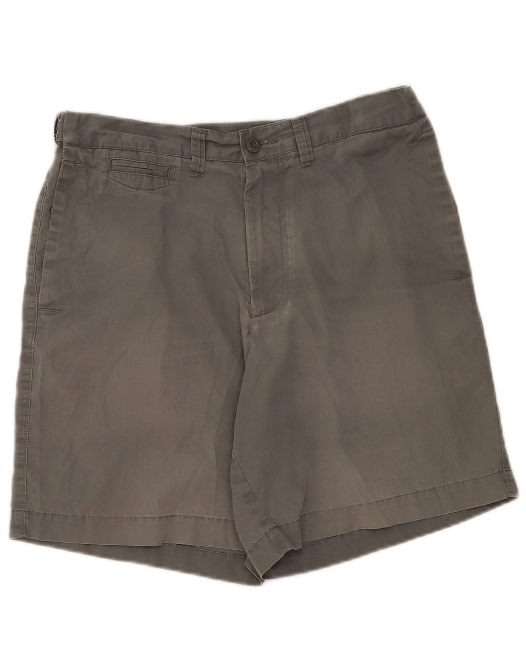 Pantaloncini chino da uomo Marks & Spencer W32 cotone grigio medio