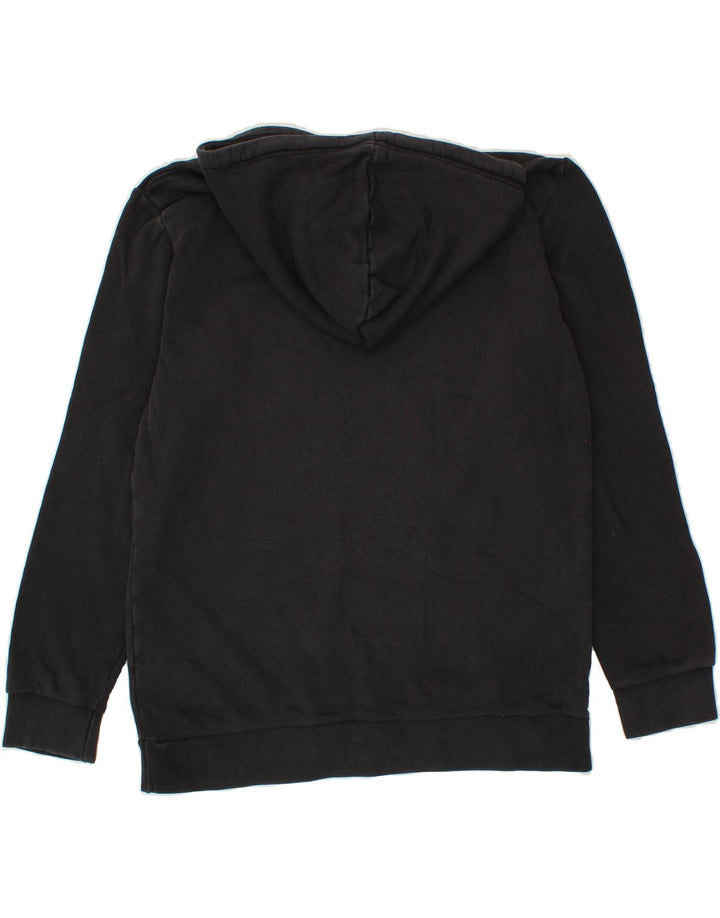 ADIDAS Mens Graphic Hoodie Jumper Medium Black Cotton Vintage Adidas and Second-Hand Adidas from Messina Hembry 