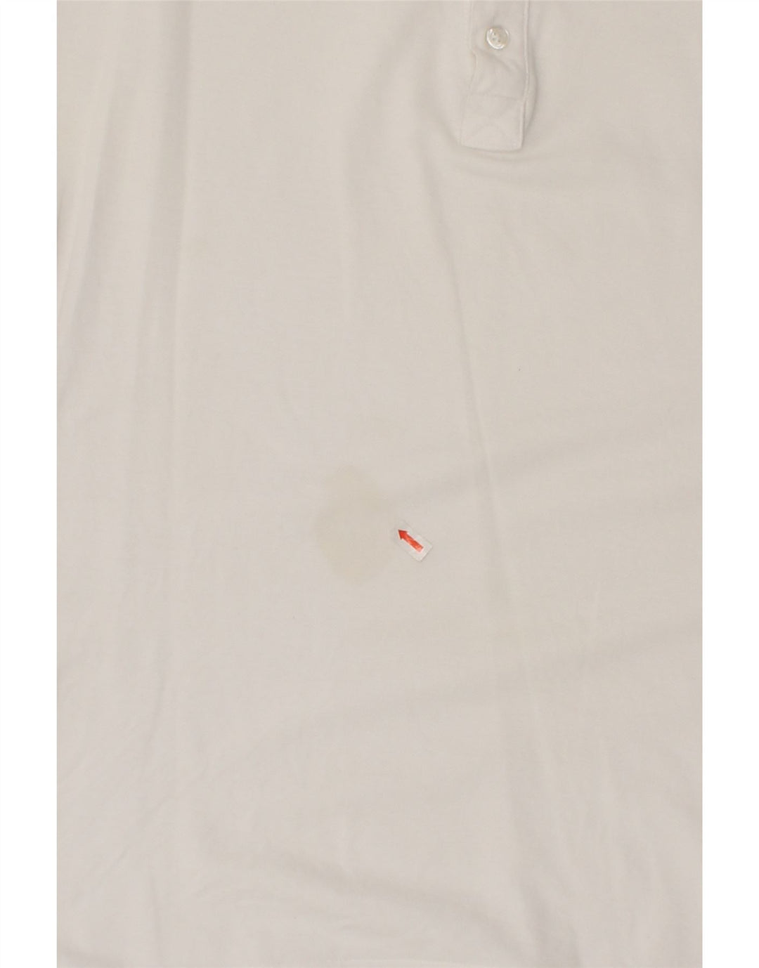 TRUSSARDI Mens Polo Shirt 2XL White Vintage Trussardi and Second-Hand Trussardi from Messina Hembry 