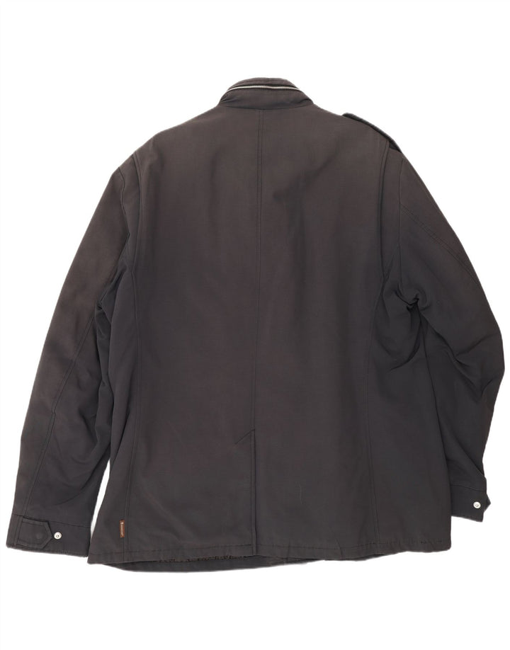 Giacca militare imbottita da uomo Moncler taglia 6 3XL cotone nero
