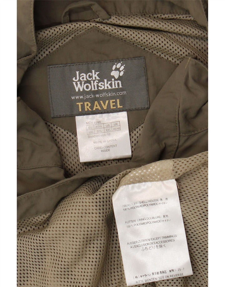 JACK WOLFSKIN Giacca da tuta senza maniche da uomo UK 46/48 2XL Grigio