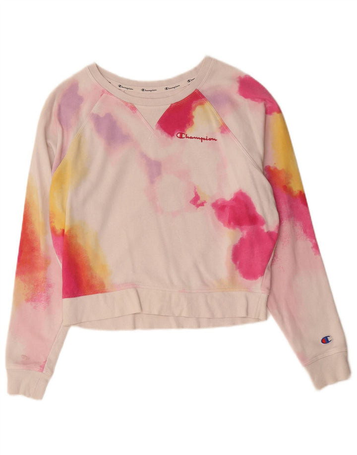Felpa da donna vestibilità ampia Champion, maglione UK 14, medio, multicolore