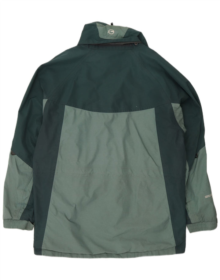 Giacca antipioggia Sprayway da uomo Gore-Tex UK 40 Large Verde Colourblock in poliammide