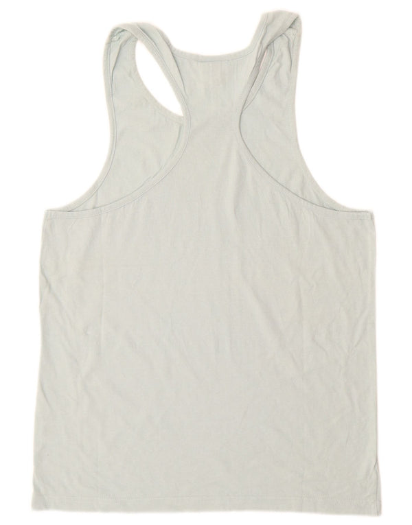 Canottiera grafica da donna Ellesse UK 10 piccola in cotone blu