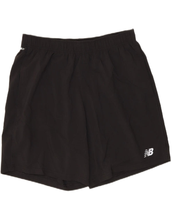 Pantaloncini sportivi da uomo New Balance medio nero in poliestere