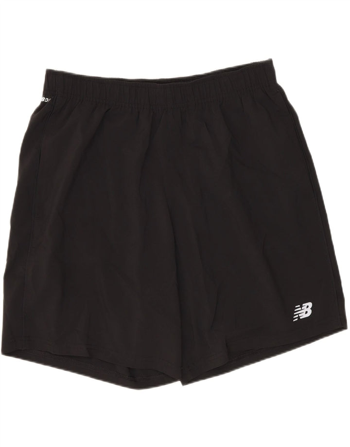 Pantaloncini sportivi da uomo New Balance medio nero in poliestere