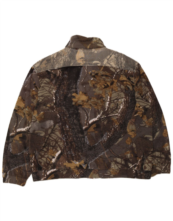 Giacca in pile da uomo Univers UK 42 XL Poliestere mimetico multicolore