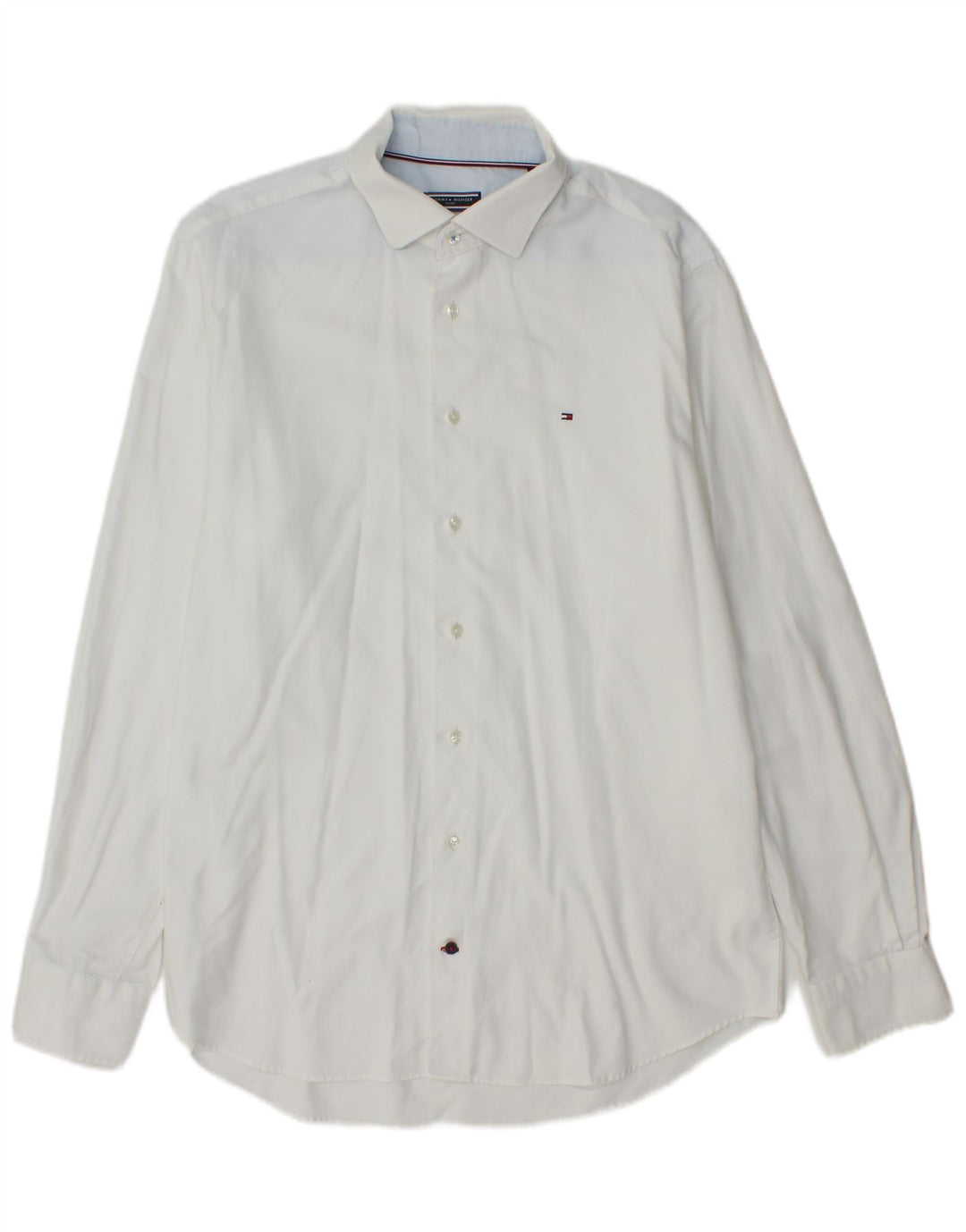 Camicia da uomo vestibilità regolare Tommy Hilfiger taglia 42 16 1/2 grande bianca