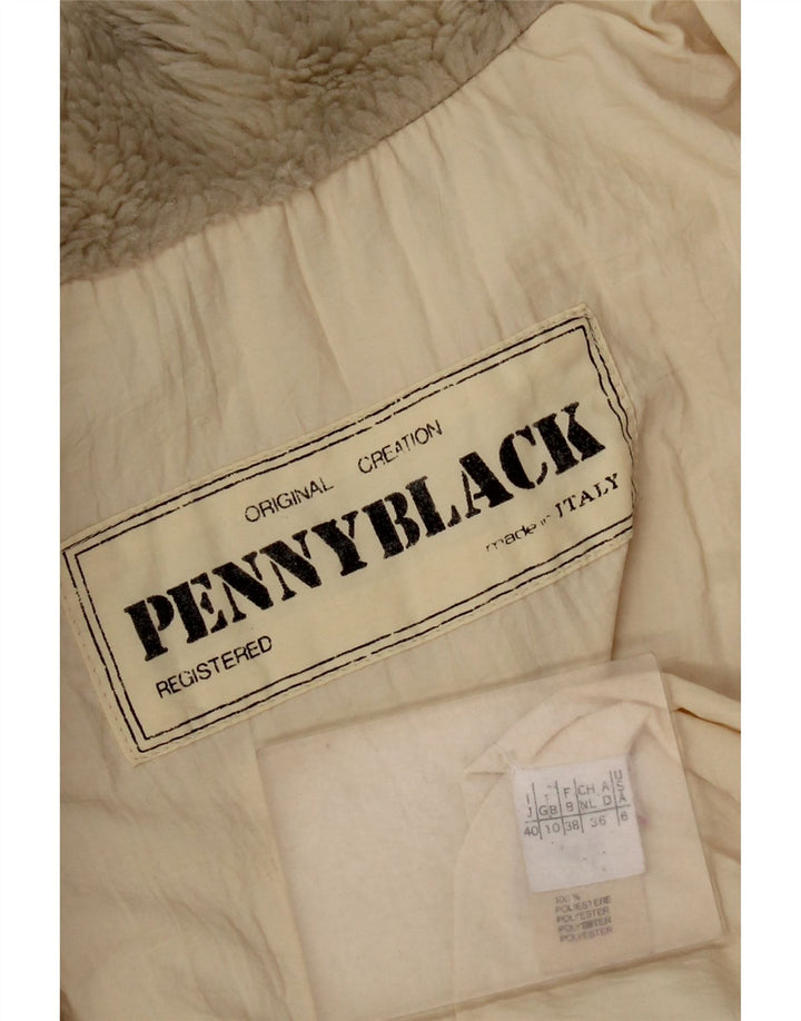 Cappotto giacca a vento oversize da donna Penny Black UK 10 Small Beige Poliammide