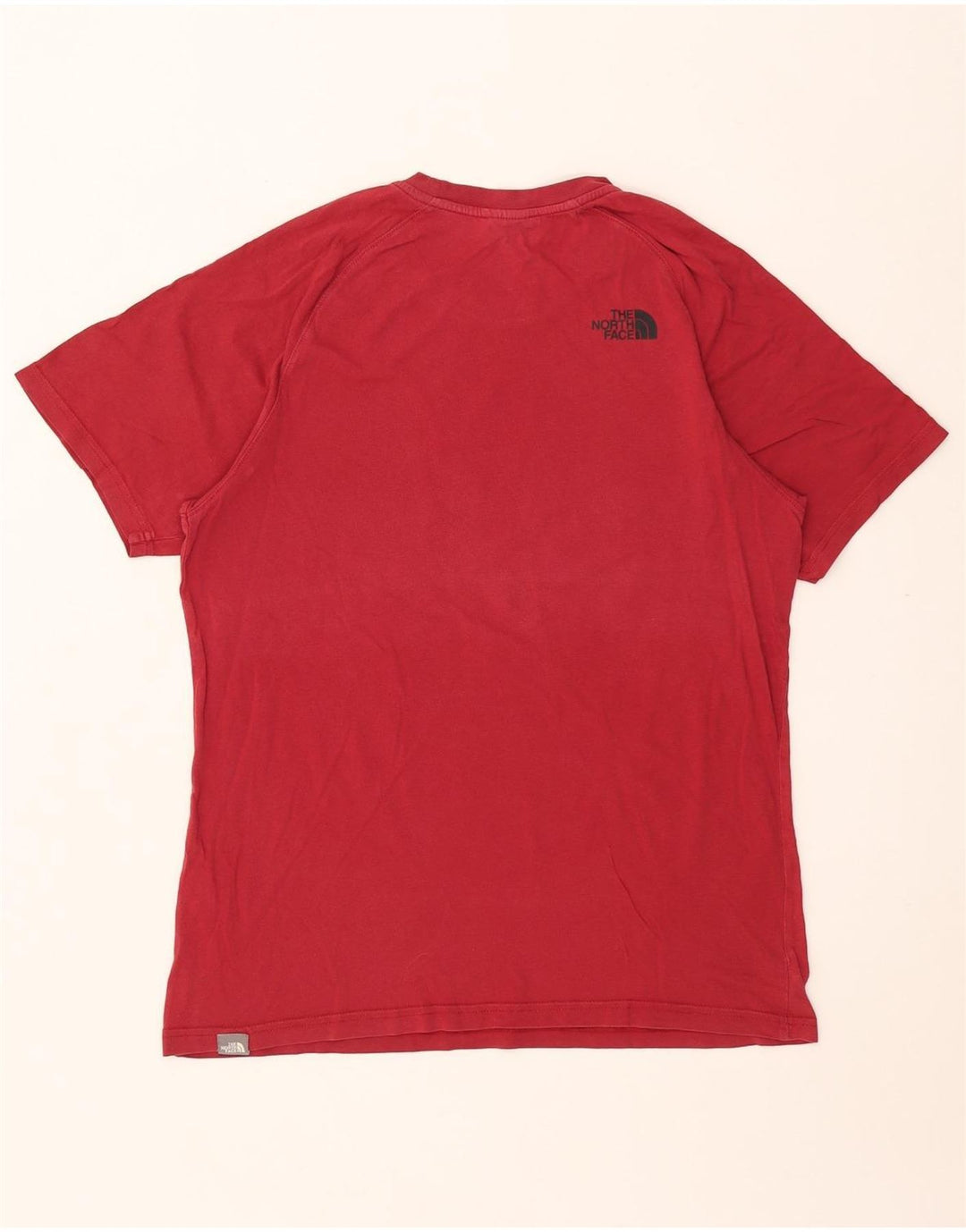 T-shirt grafica da uomo The North Face Top in cotone rosso medio
