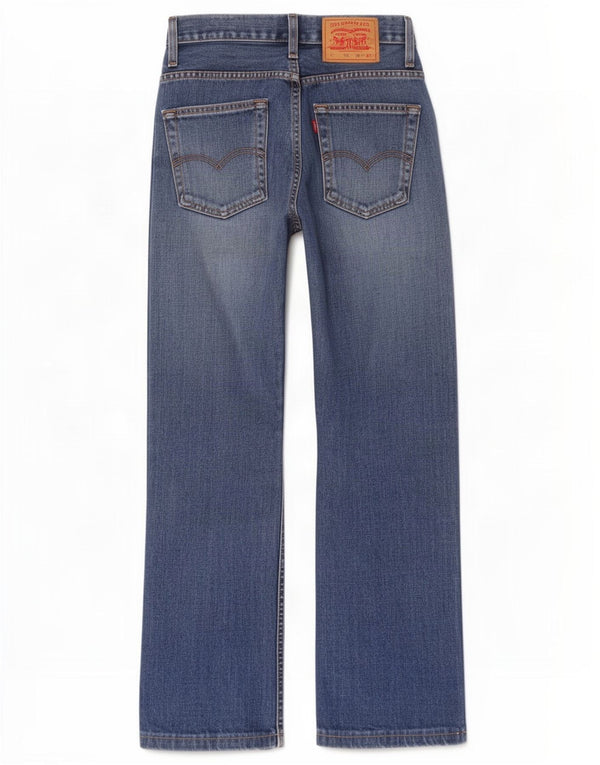 Jeans Levi's Uomo 507 Slim Bootcut W27 L29 Blu